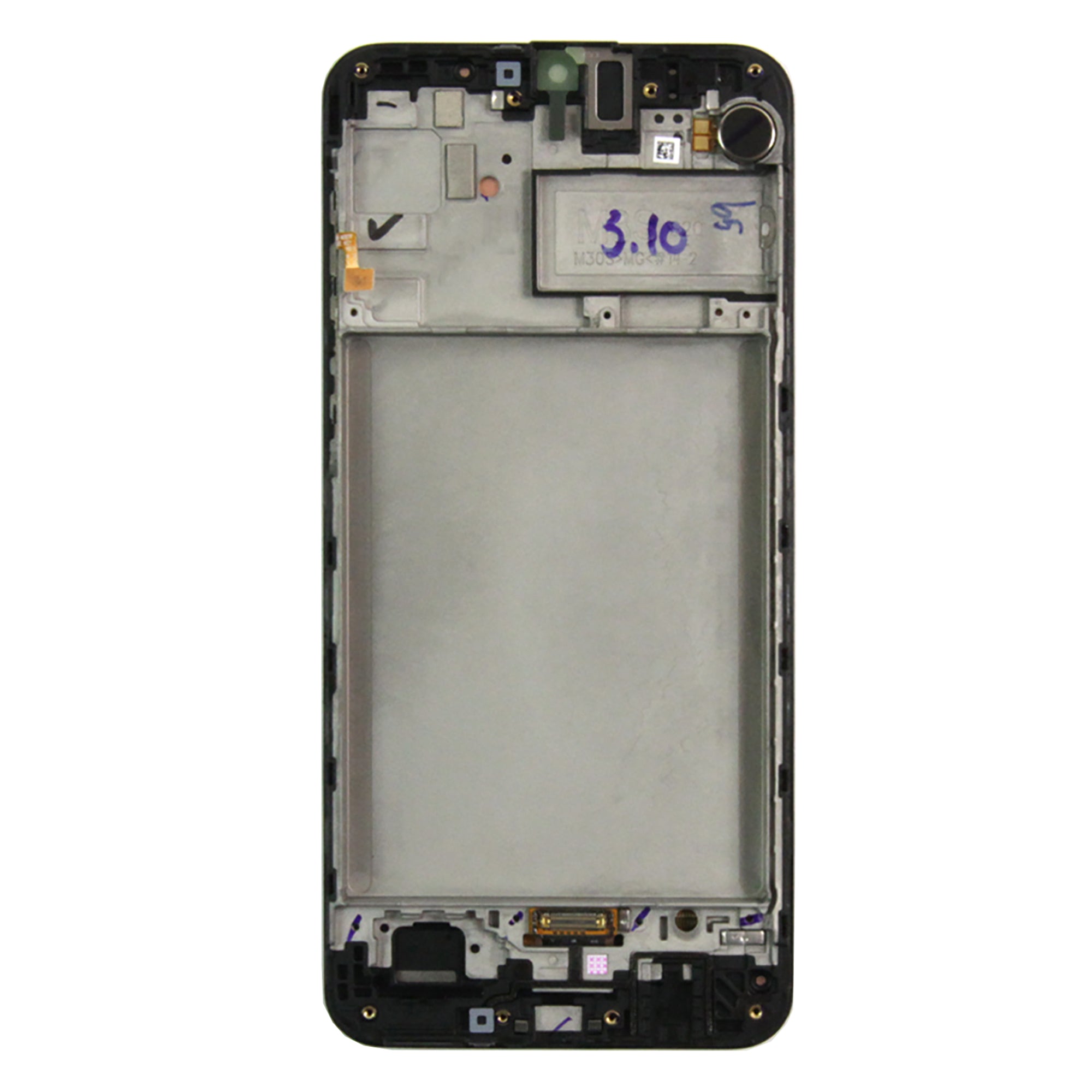Samsung Galaxy M30s M307F Display And Digitizer With Frame Opal Black Service Pack