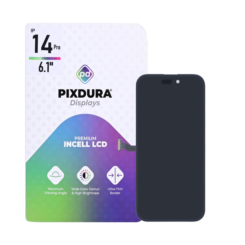 PIXDURA For Apple iPhone 14 Pro Display And Digitizer In-Cell Premium (IC Removable) (120Hz)