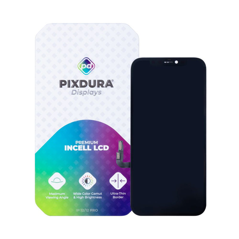 PIXDURA For Apple iPhone 12, 12 Pro Display And Digitizer In-Cell Premium (IC Removable) (60Hz)