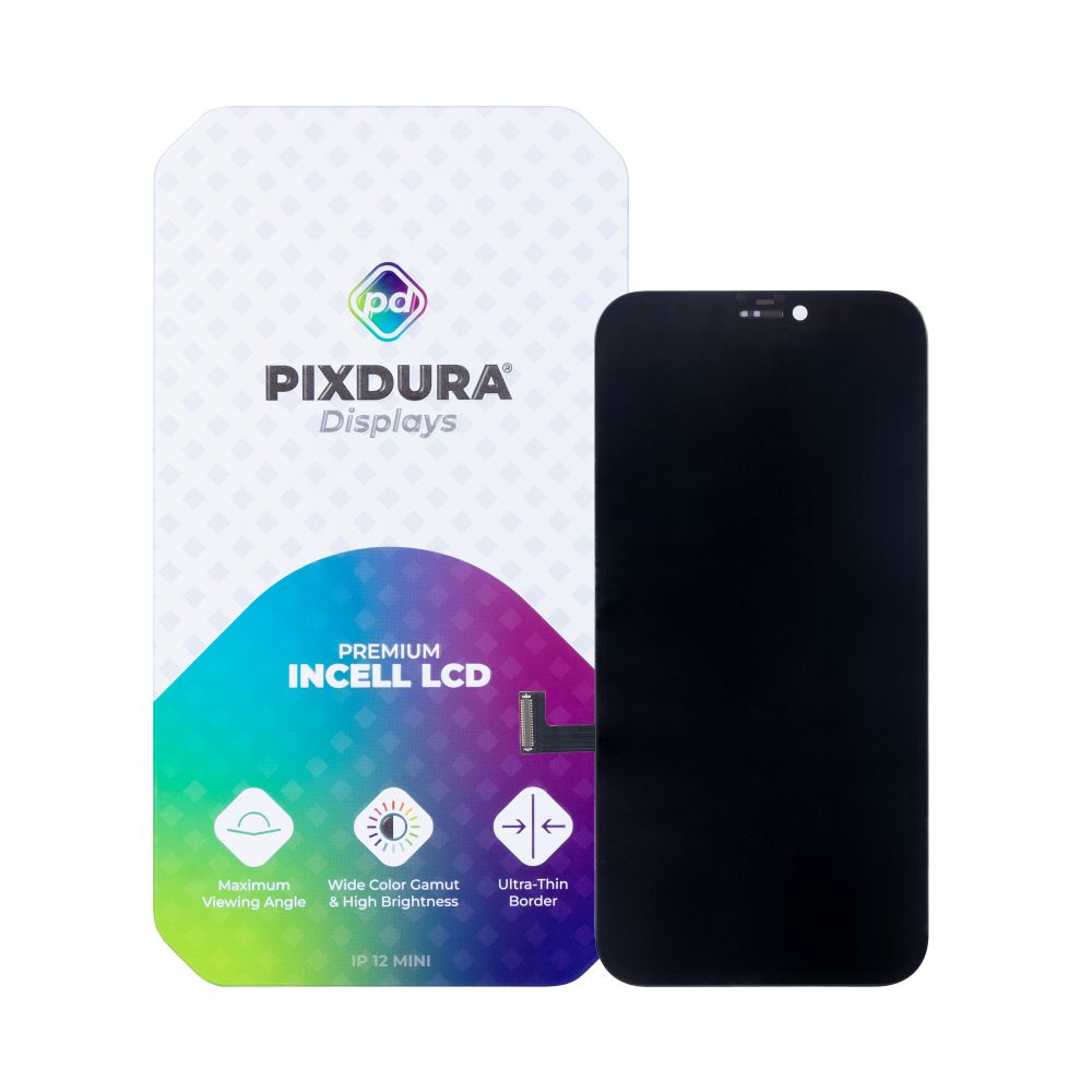 PIXDURA For Apple iPhone 12 Mini Display And Digitizer In-Cell Premium (IC Removable) (60Hz)