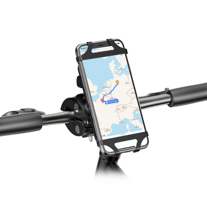 Rixus RXHB61 Bike Mount Handlebar Silicone Holder Black