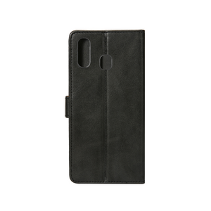 Rixus Bookcase For Samsung Galaxy A20e Black