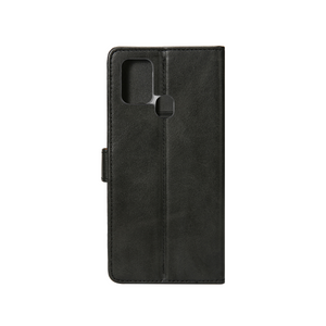 Rixus Bookcase For Samsung Galaxy A21s Black