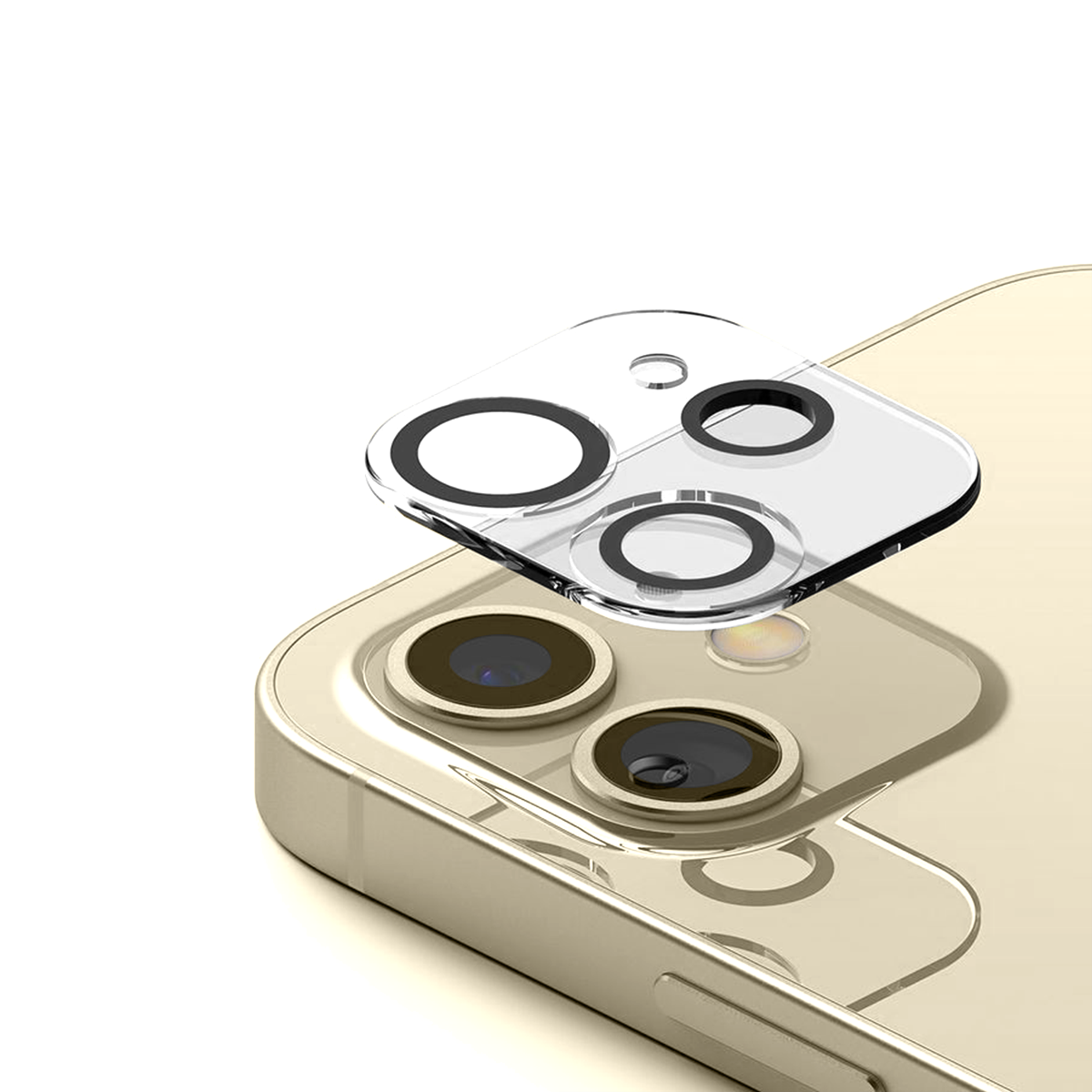 Rixus Clear HD Camera Tempered Glass For Apple iPhone 12