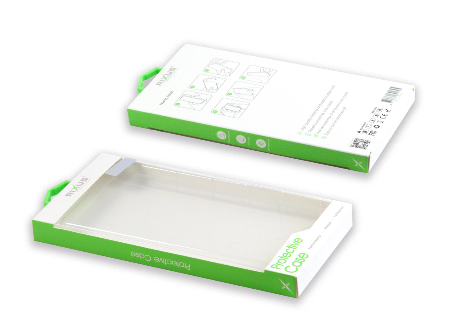 Rixus TPU Necklace Cord Cover For Apple iPhone X, XS Matcha