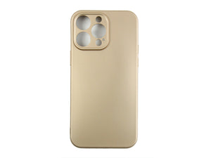 Rixus Soft TPU Phone Case For Apple iPhone 14 Pro Max Gold
