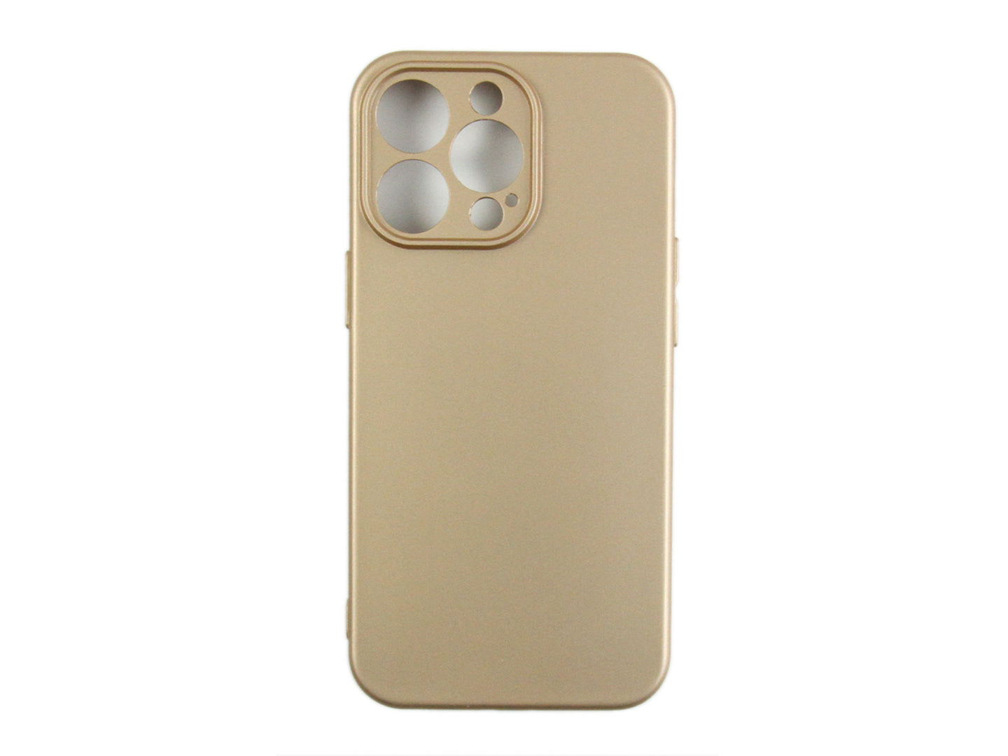 Rixus Soft TPU Phone Case For Apple iPhone 13 Pro Gold
