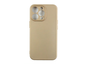 Rixus Soft TPU Phone Case For Apple iPhone 13 Pro Gold