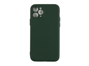 Rixus Soft TPU Phone Case For Apple iPhone 11 Pro Dark Green