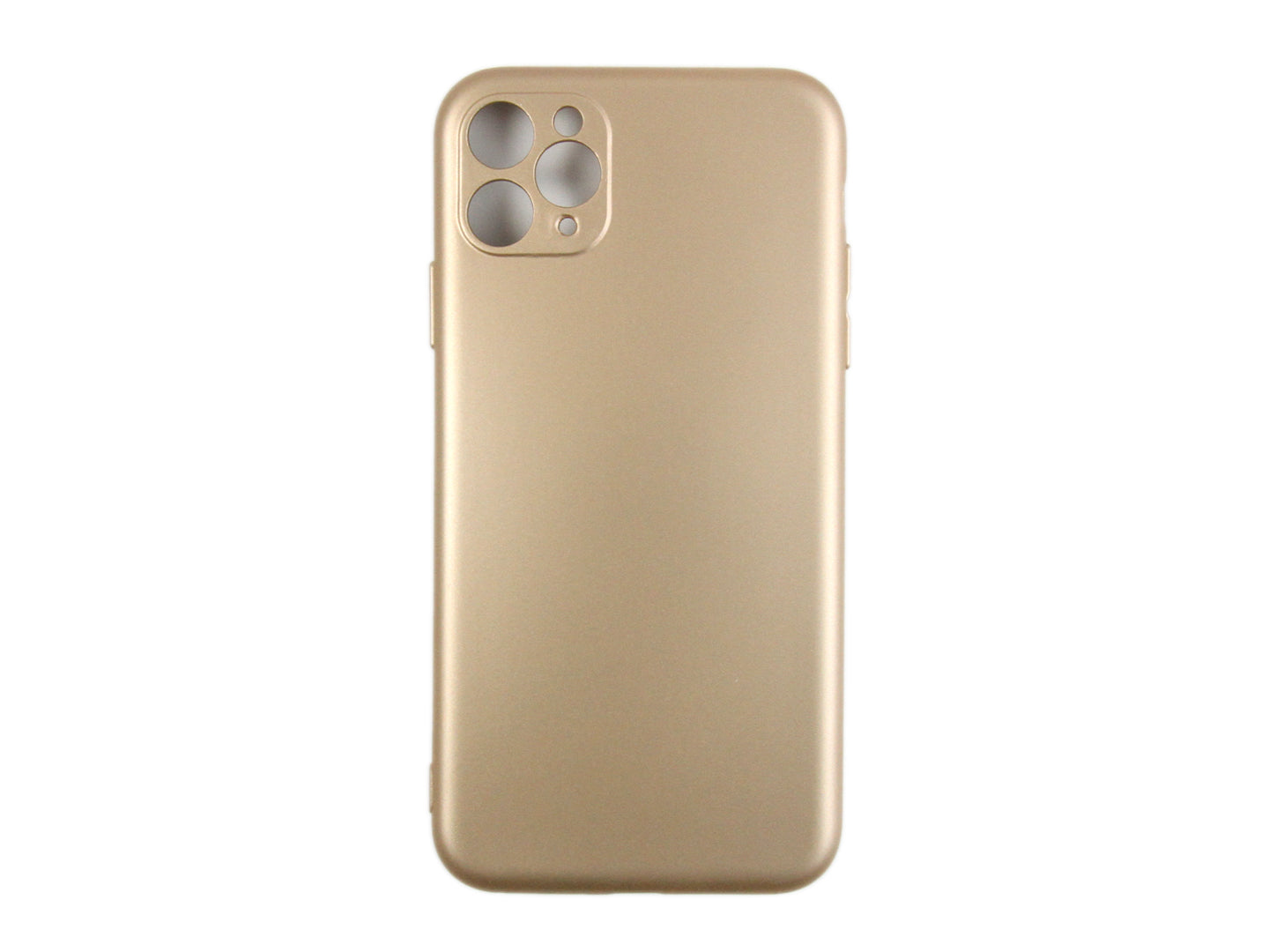 Rixus Soft TPU Phone Case For Apple iPhone 11 Pro Max Gold