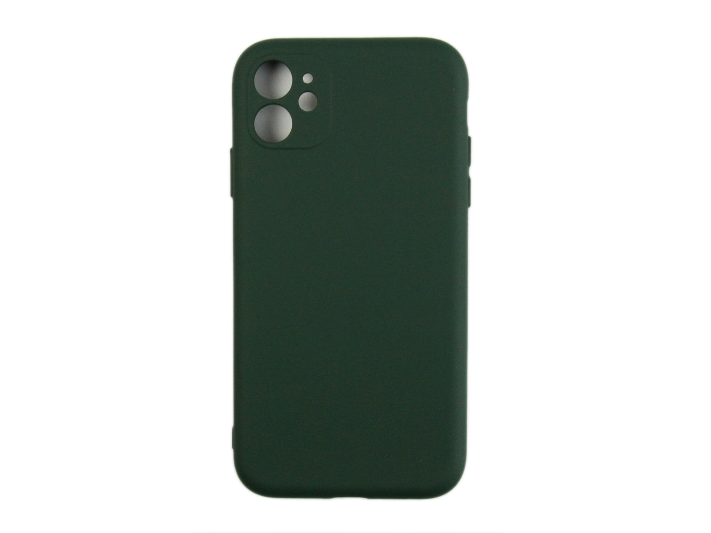 Rixus Soft TPU Phone Case For Apple iPhone 11 Dark Green
