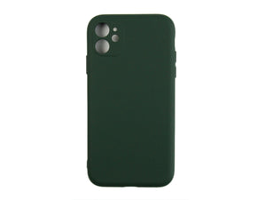 Rixus Soft TPU Phone Case For Apple iPhone 11 Dark Green