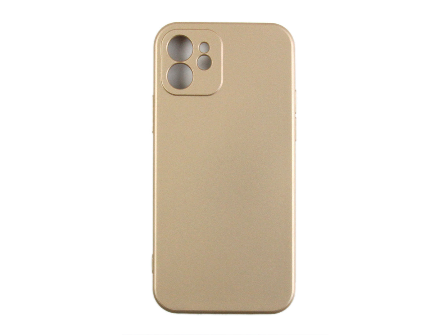 Rixus Soft TPU Phone Case For Apple iPhone 12 Gold