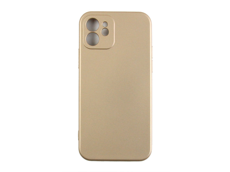 Rixus Soft TPU Phone Case For Apple iPhone 12 Gold