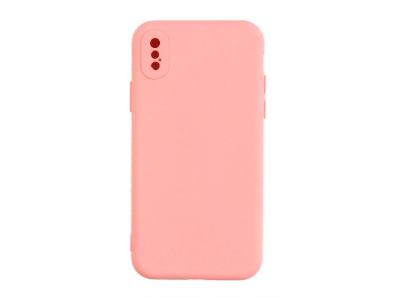 Rixus Soft TPU Phone Case For Apple iPhone X, XS Pink