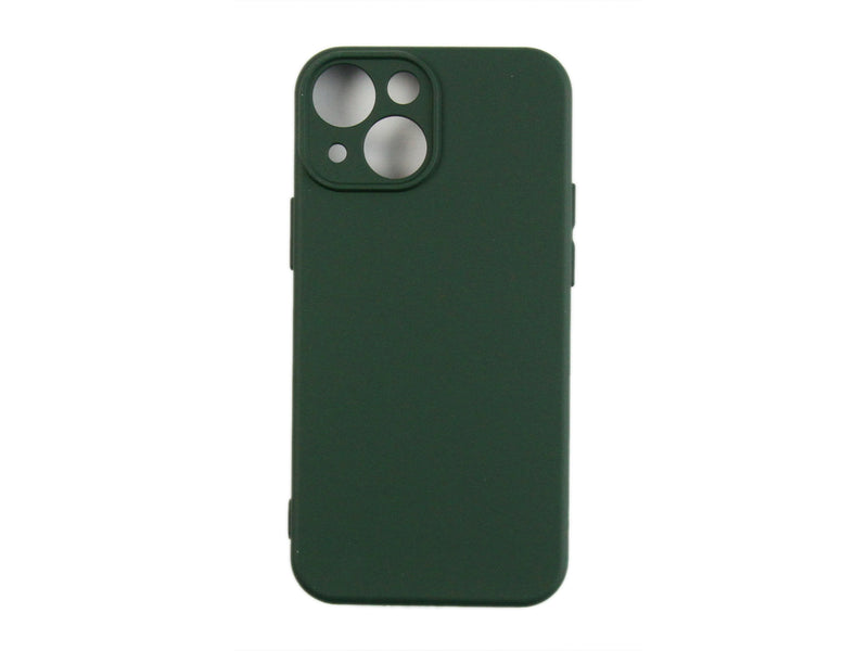 Rixus Soft TPU Phone Case For Apple iPhone 13 Mini Dark Green