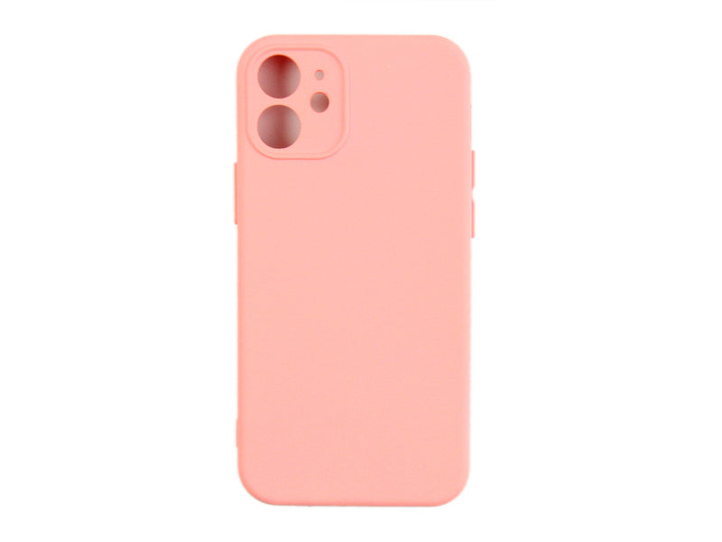 Rixus Soft TPU Phone Case For Apple iPhone 12 Mini Pink