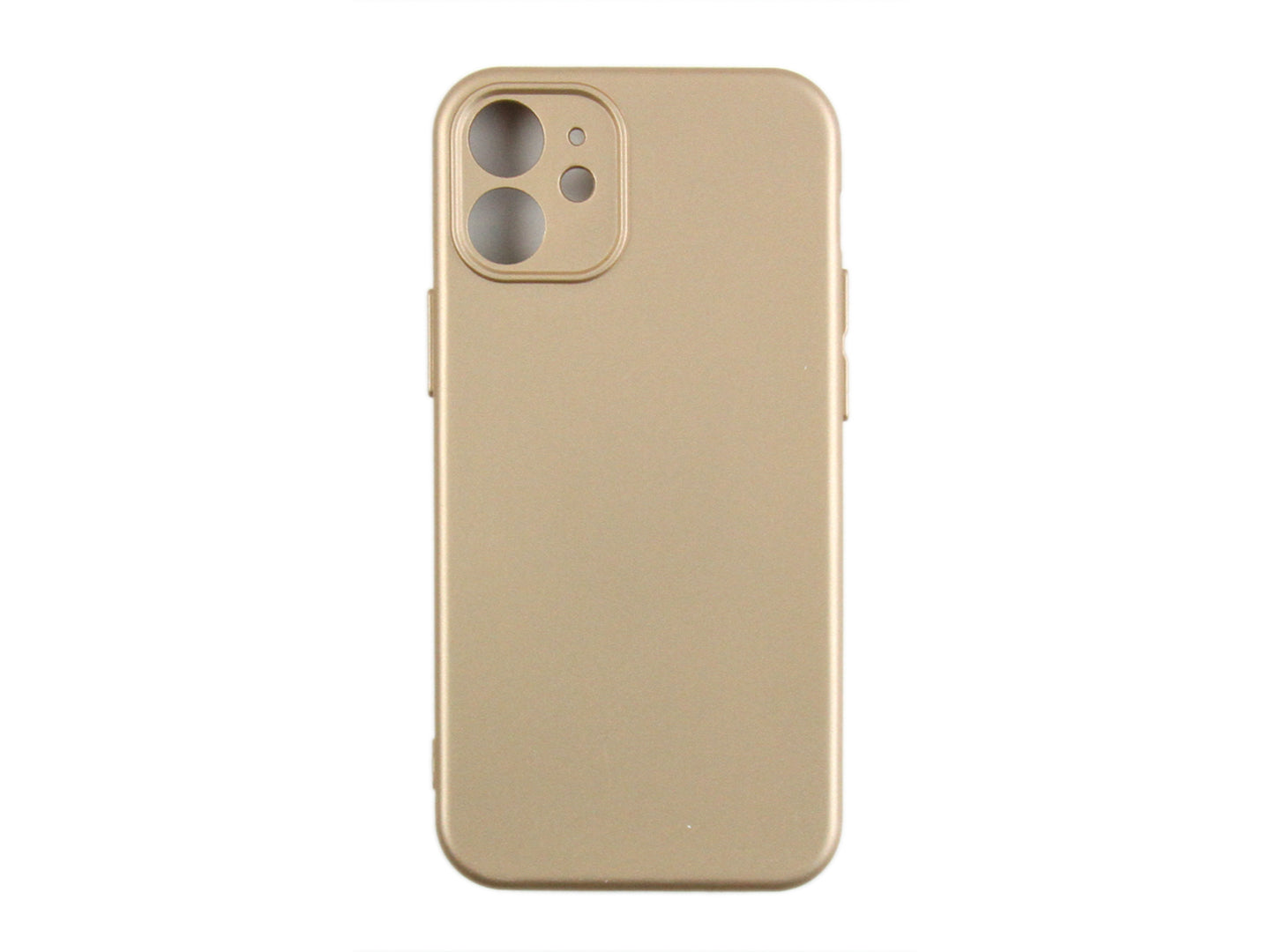 Rixus Soft TPU Phone Case For Apple iPhone 12 Mini Gold