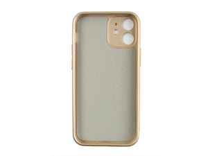 Rixus Soft TPU Phone Case For Apple iPhone 12 Mini Gold