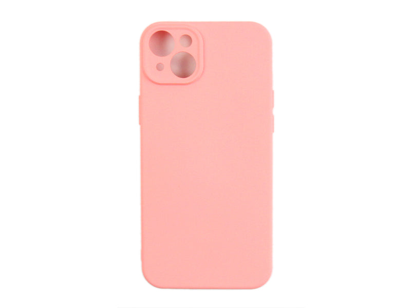 Rixus Soft TPU Phone Case For Apple iPhone 14 Plus Pink