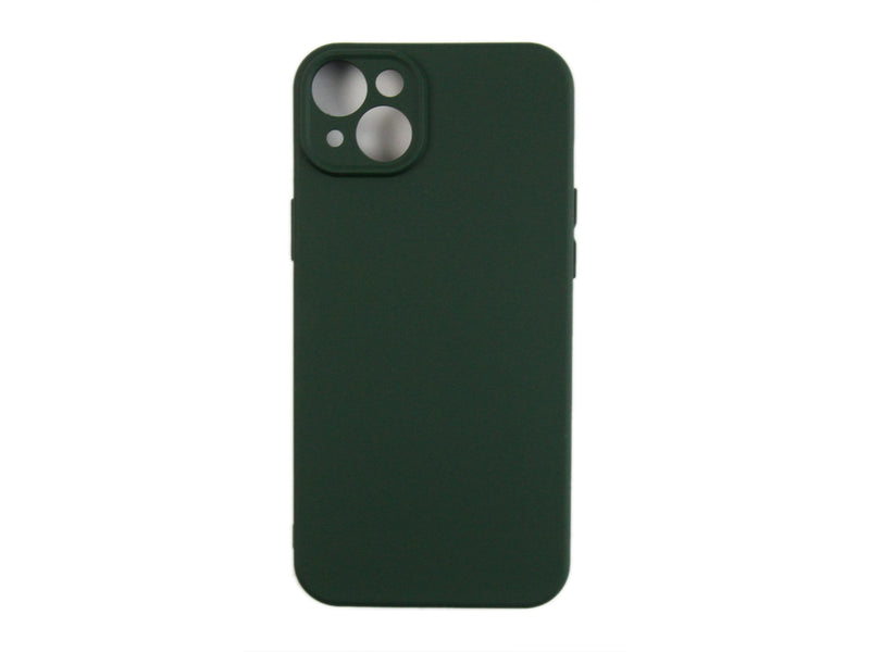 Rixus Soft TPU Phone Case For Apple iPhone 14 Plus Dark Green