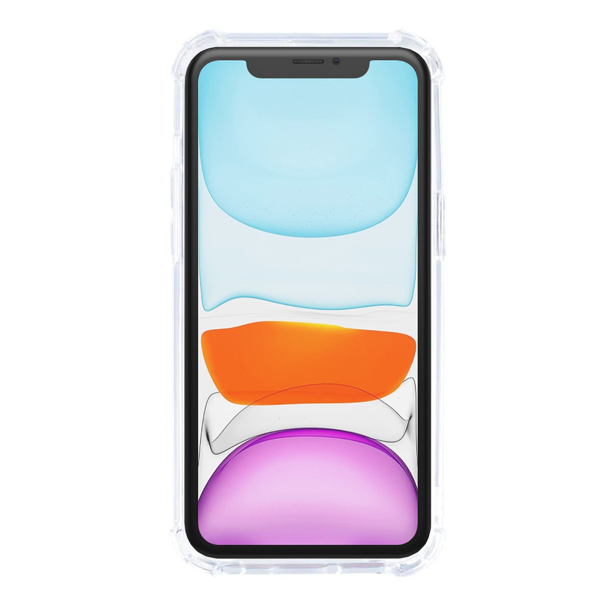 Rixus Anti-Burst Case For Apple iPhone 11 Transparent