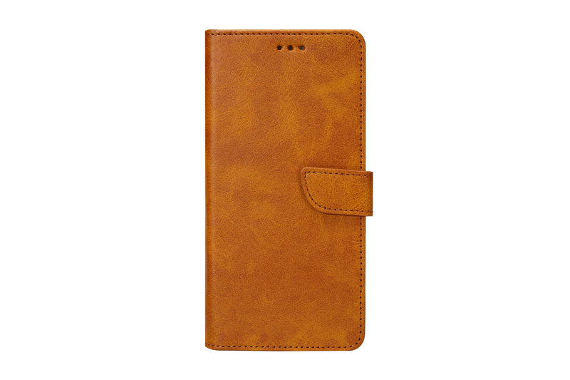 Rixus Bookcase For Apple iPhone 15 Light Brown