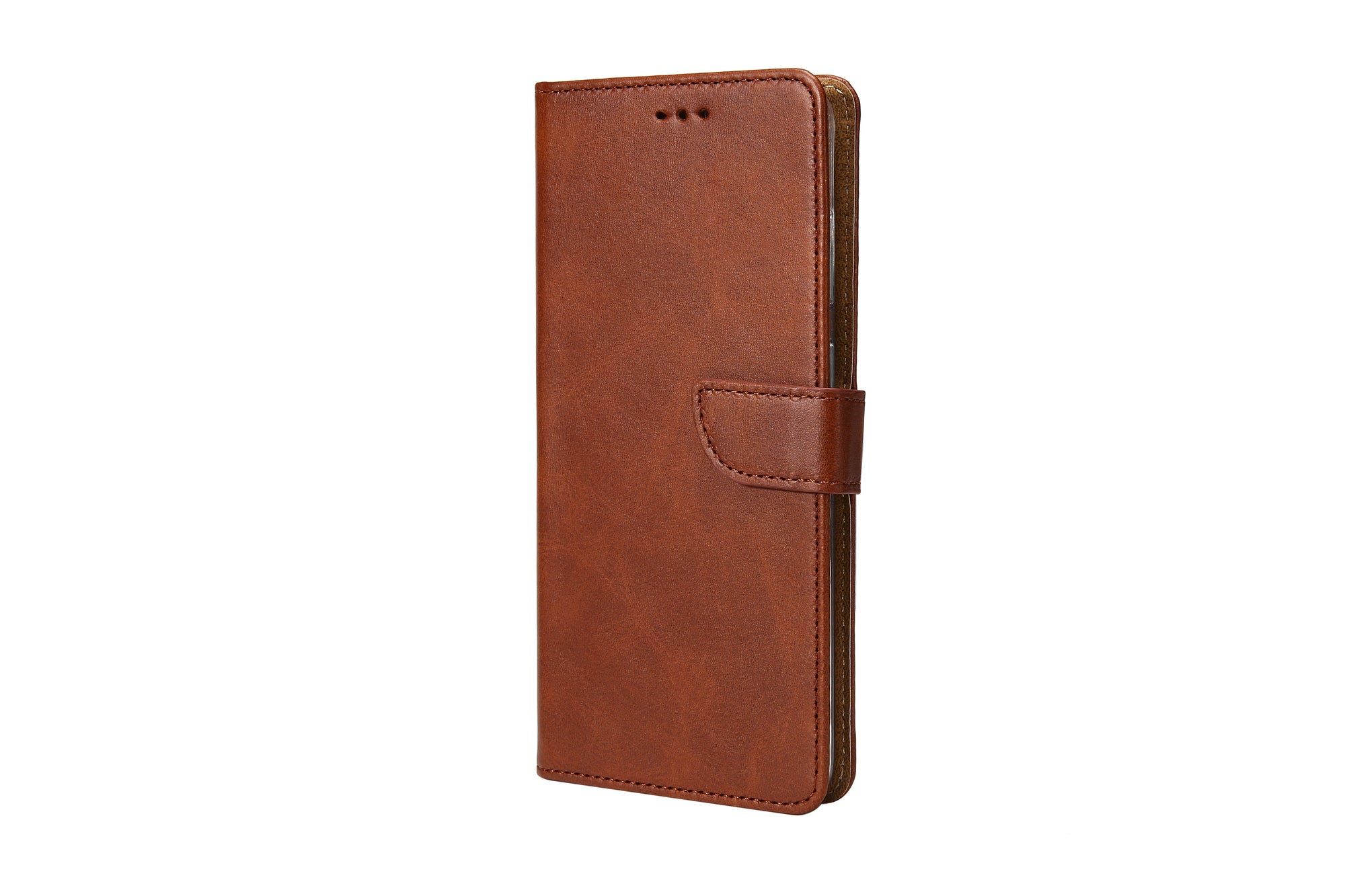 Rixus Bookcase For Apple iPhone 15 Brown