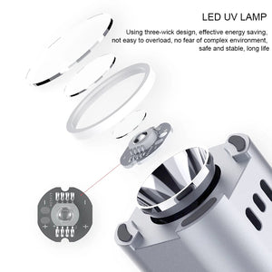 QIANLI iUV Curing Lamp With Battery Silver
