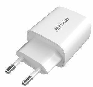 Rixus RX90C Quick Charge PD To USB-C And USB Slot 20W