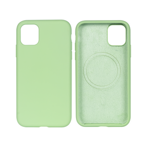 Rixus Soft TPU Phone Case With MagSafe For Apple iPhone 11 Matcha