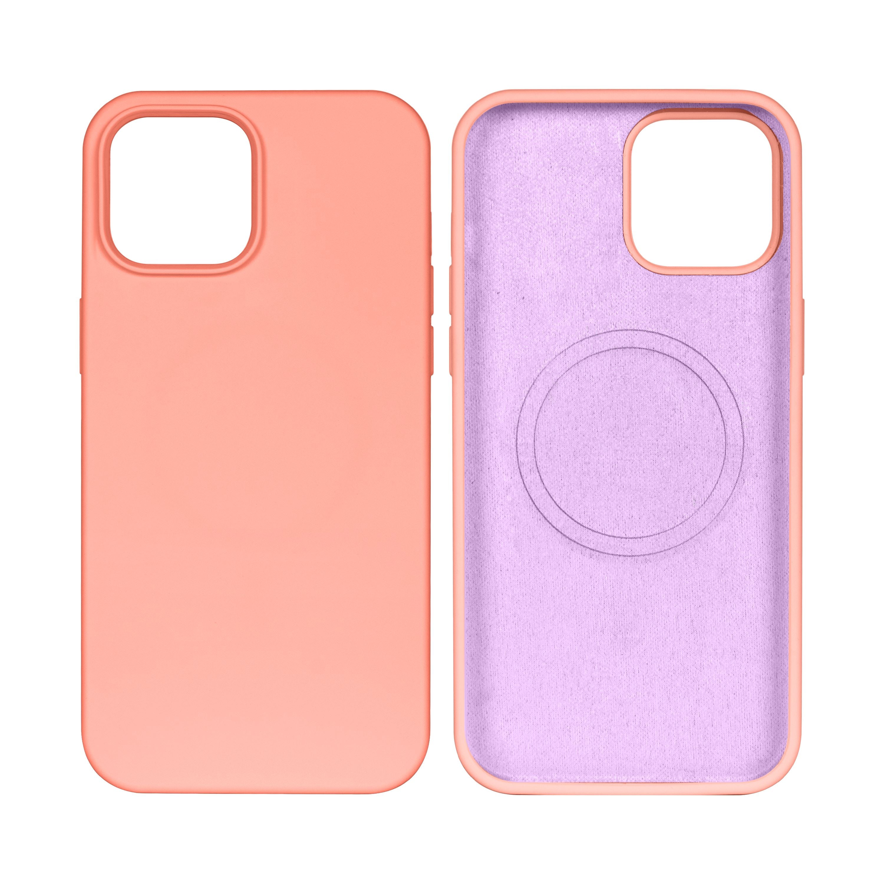 Rixus Soft TPU Phone Case With MagSafe For Apple iPhone 11 Pro Pink