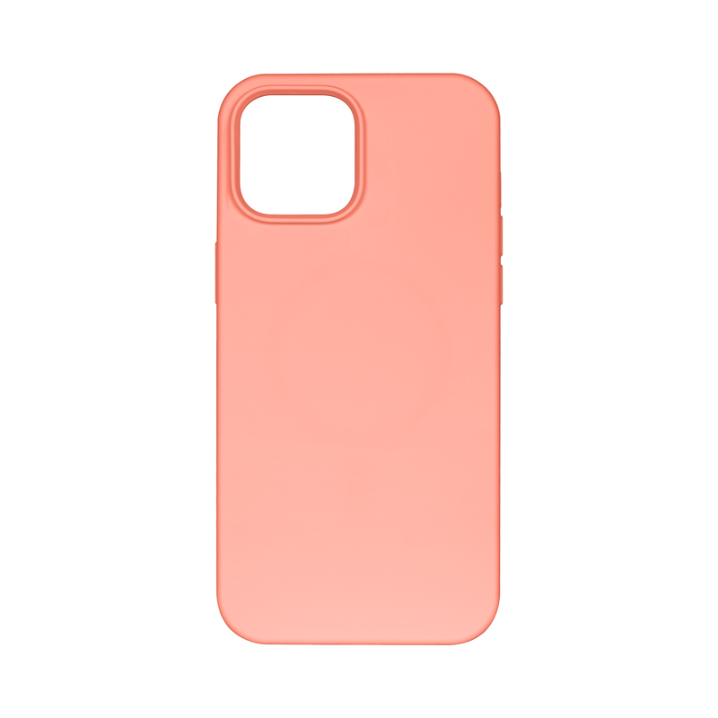 Rixus Soft TPU Phone Case With MagSafe For Apple iPhone 12, 12 Pro Pink