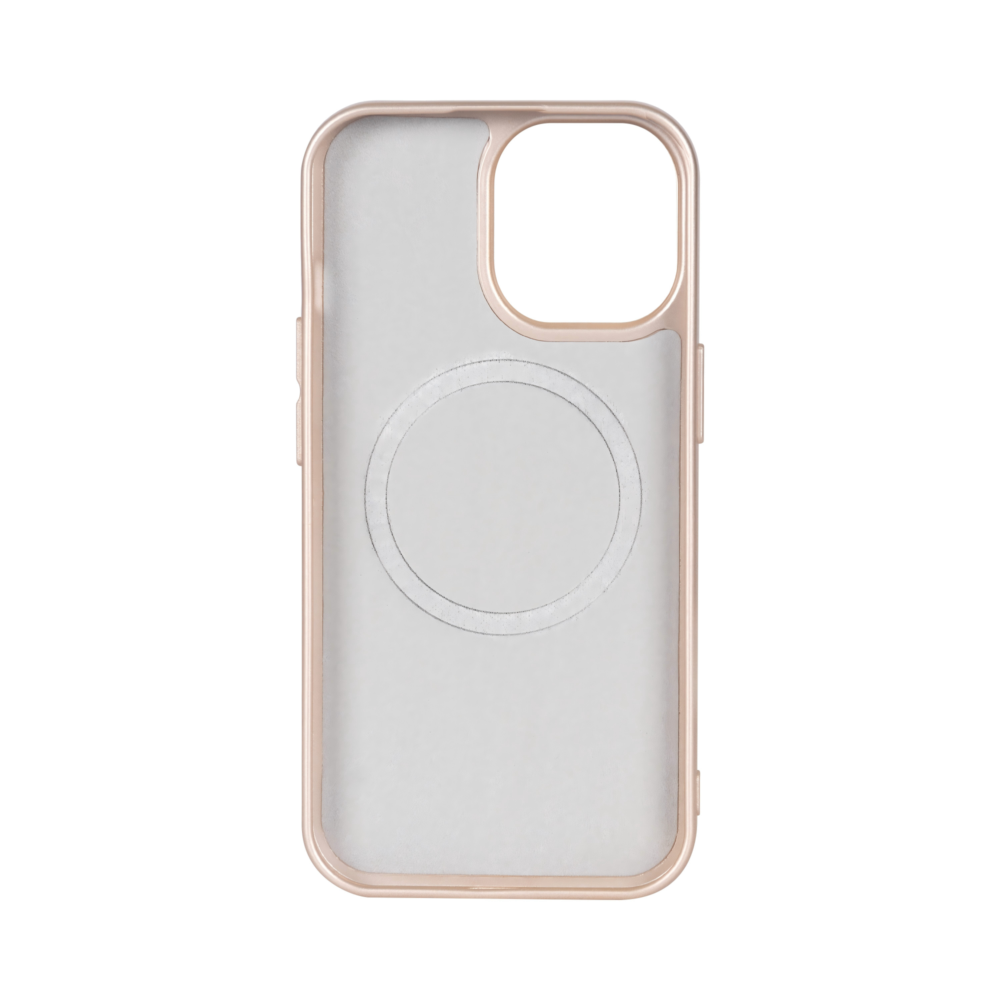 Rixus Soft TPU Phone Case With MagSafe For Apple iPhone 12 Pro Max Gold