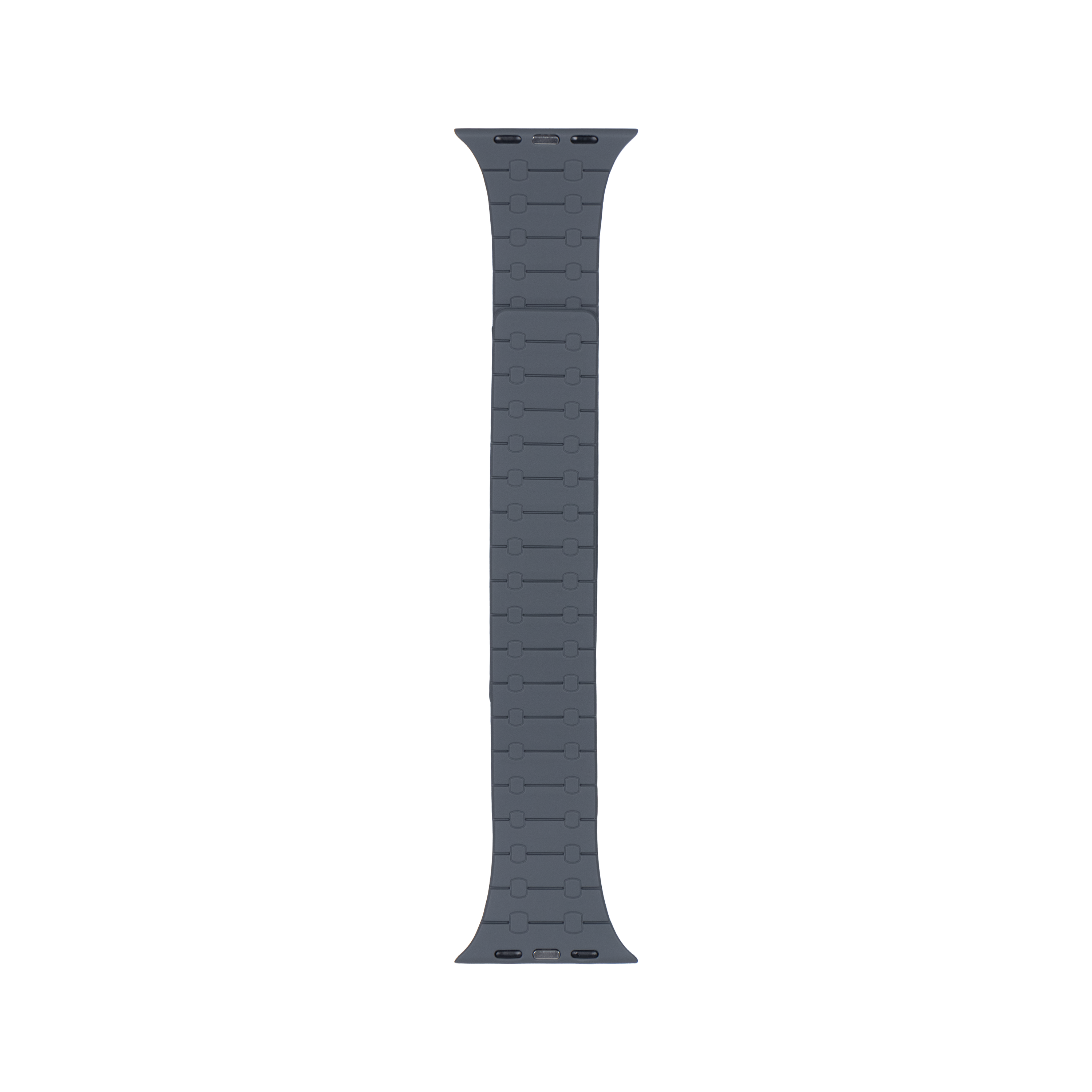 Magnetic Silicone Band For Apple Watch 42mm, 44mm, 45mm, 49mm Double Color Black, Gray Retail Box