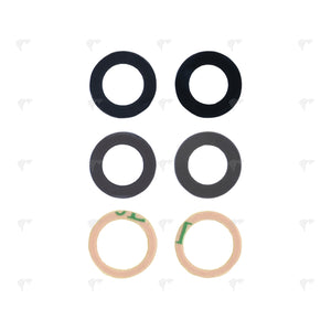 For Apple iPhone 15, iPhone 15 Plus Camera Lens Cover Set Black OEM