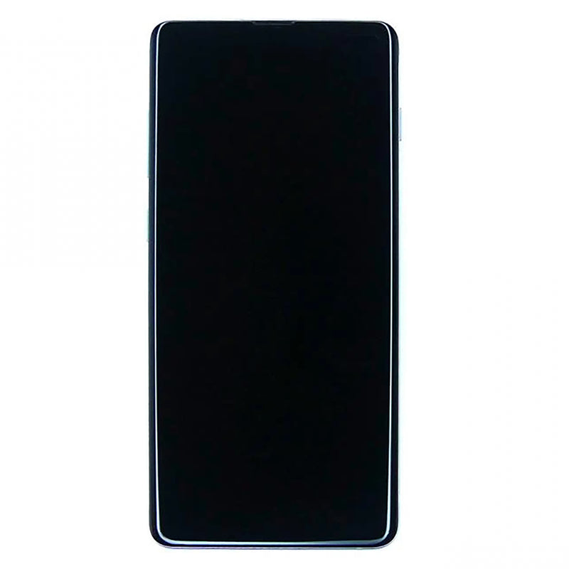 Samsung Galaxy S10 Plus G975F Display And Digitizer With Frame Prism White Service Pack