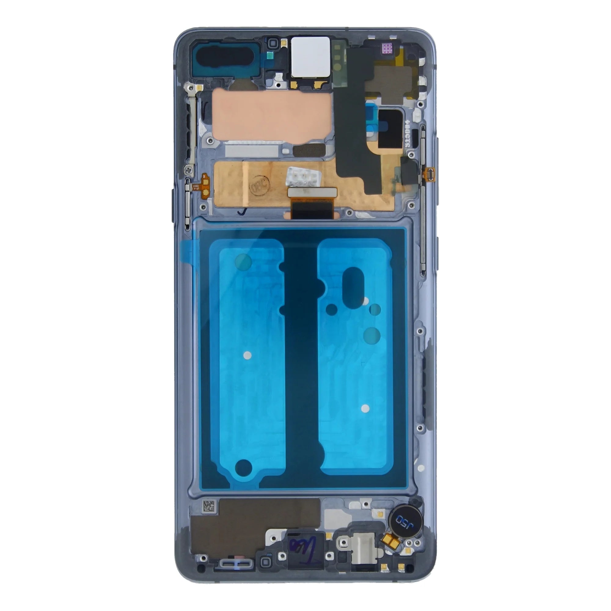 Samsung Galaxy S10 5G G977B Display And Digitizer With Frame Majestic Black Service Pack