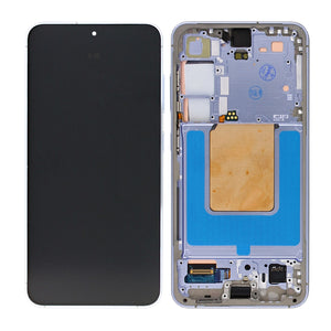 Samsung Galaxy S24 S921B Display And Digitizer With Frame Sapphire Blue Pre-Assembled
