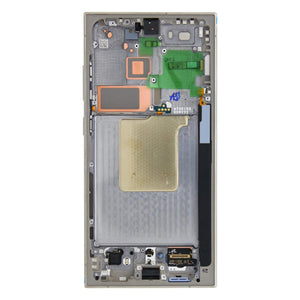 Samsung Galaxy S24 Ultra S928B Display And Digitizer With Frame Titanium Grey Pre-Assembled