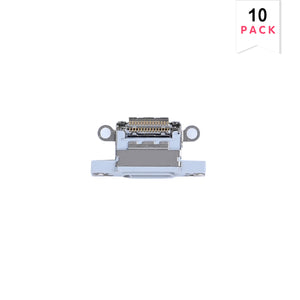 For Apple iPhone 16, 16 Plus System Charging Port White (10pcs)