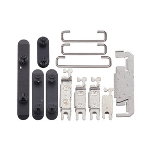 For Apple iPhone 16, 16 Plus Side Button Set Black Compatible (4pcs）