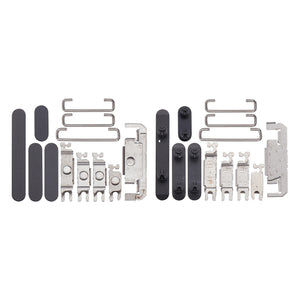 For Apple iPhone 16, 16 Plus Side Button Set Black Compatible (4pcs）