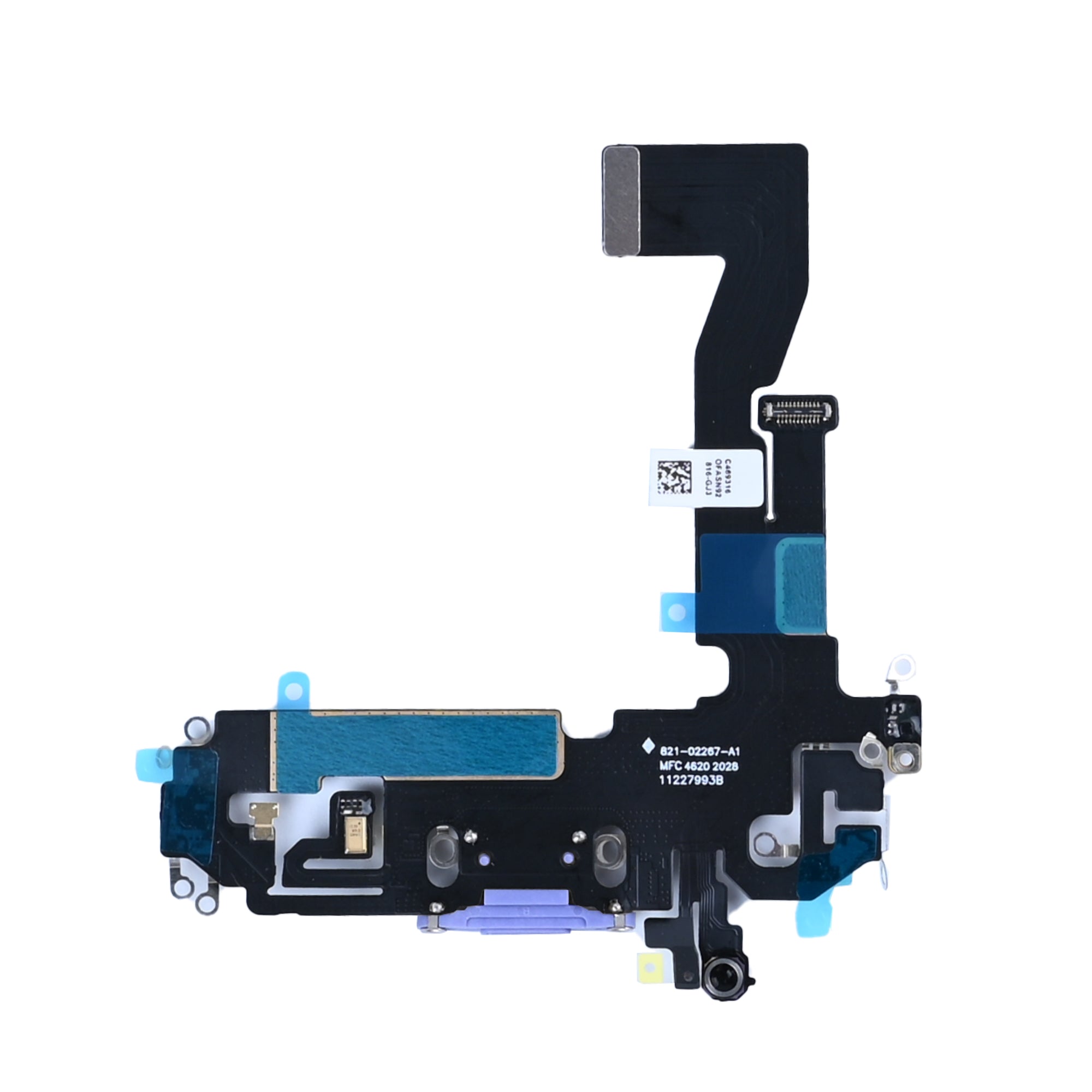 For Apple iPhone 12 System Charging Flexard Purple Compatible