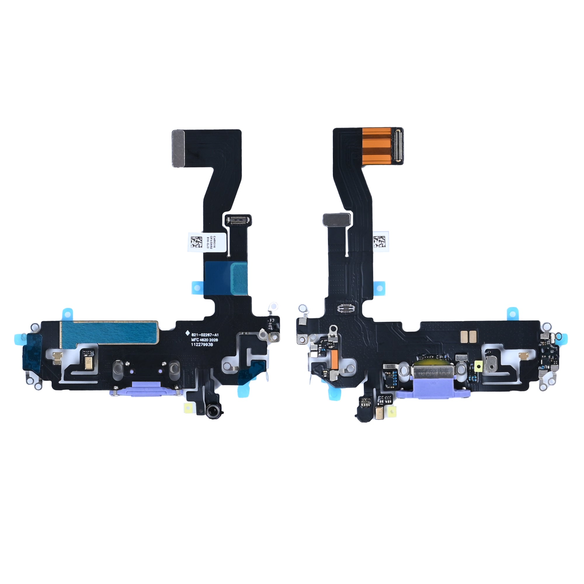 For Apple iPhone 12 System Charging Flexard Purple Compatible