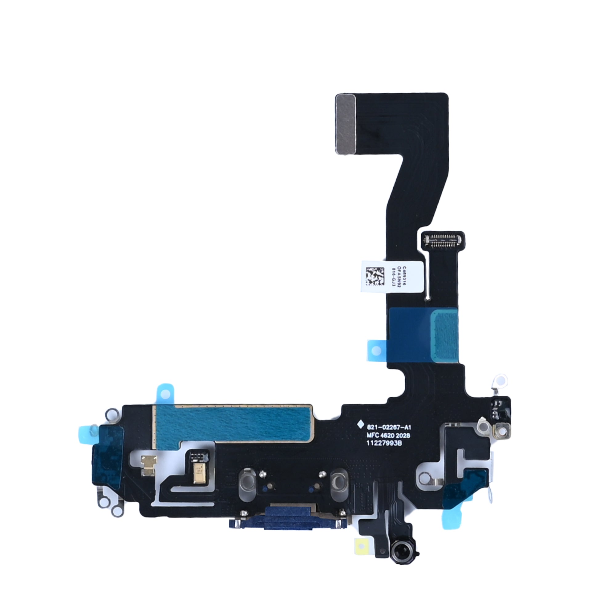 For Apple iPhone 12, 12 Pro System Charging Flex Blue Compatible