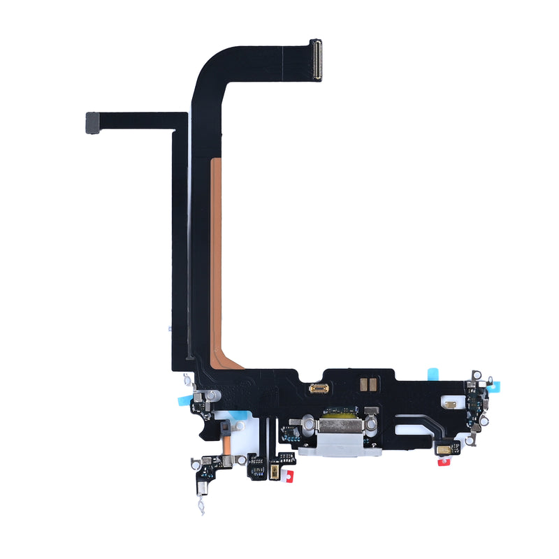 For Apple iPhone 13 Pro Max System Charging Flex Silver Compatible