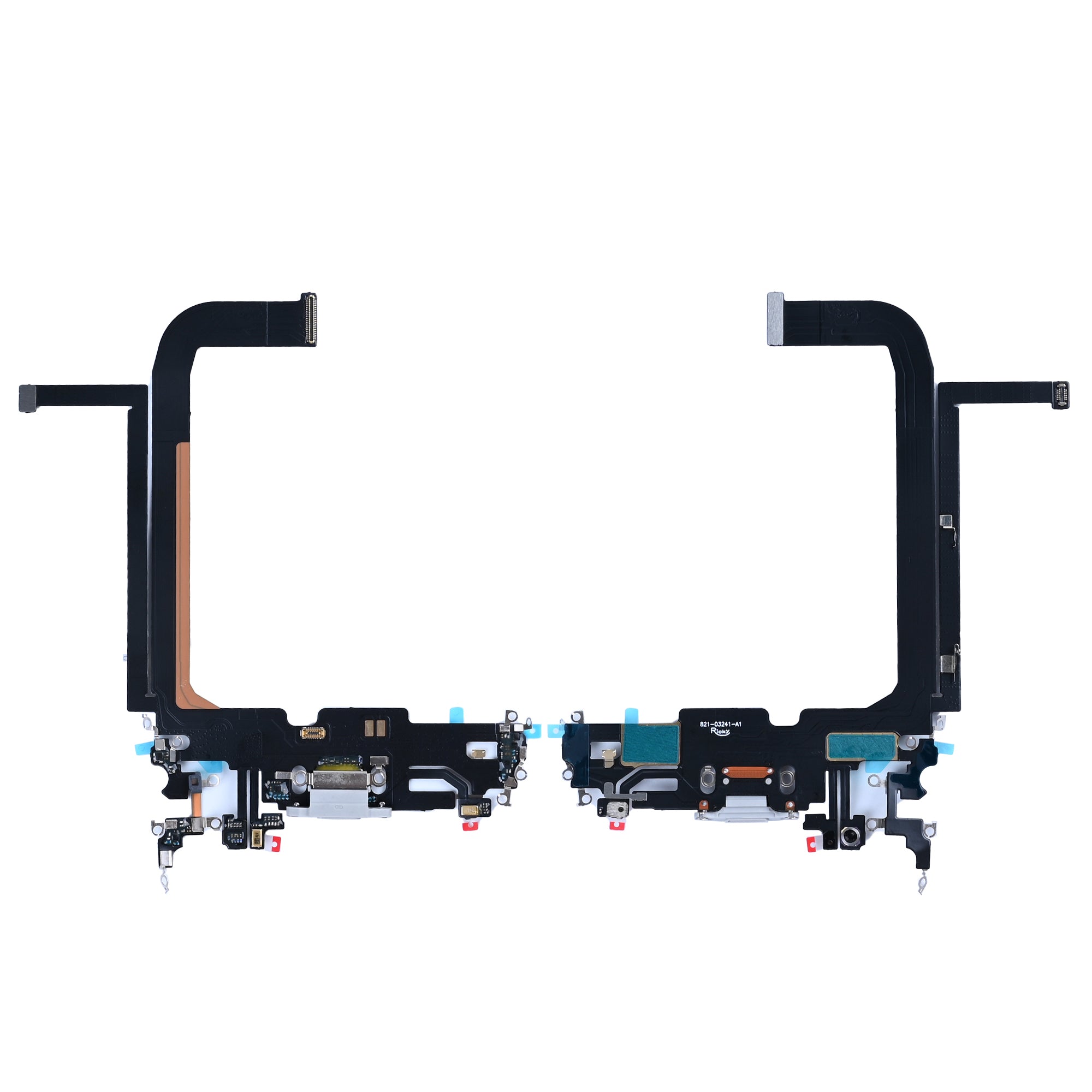 For Apple iPhone 13 Pro Max System Charging Flex Silver Compatible