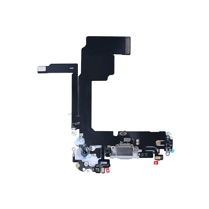 For Apple iPhone 15 Pro System Charging Flex White Titanium Compatible