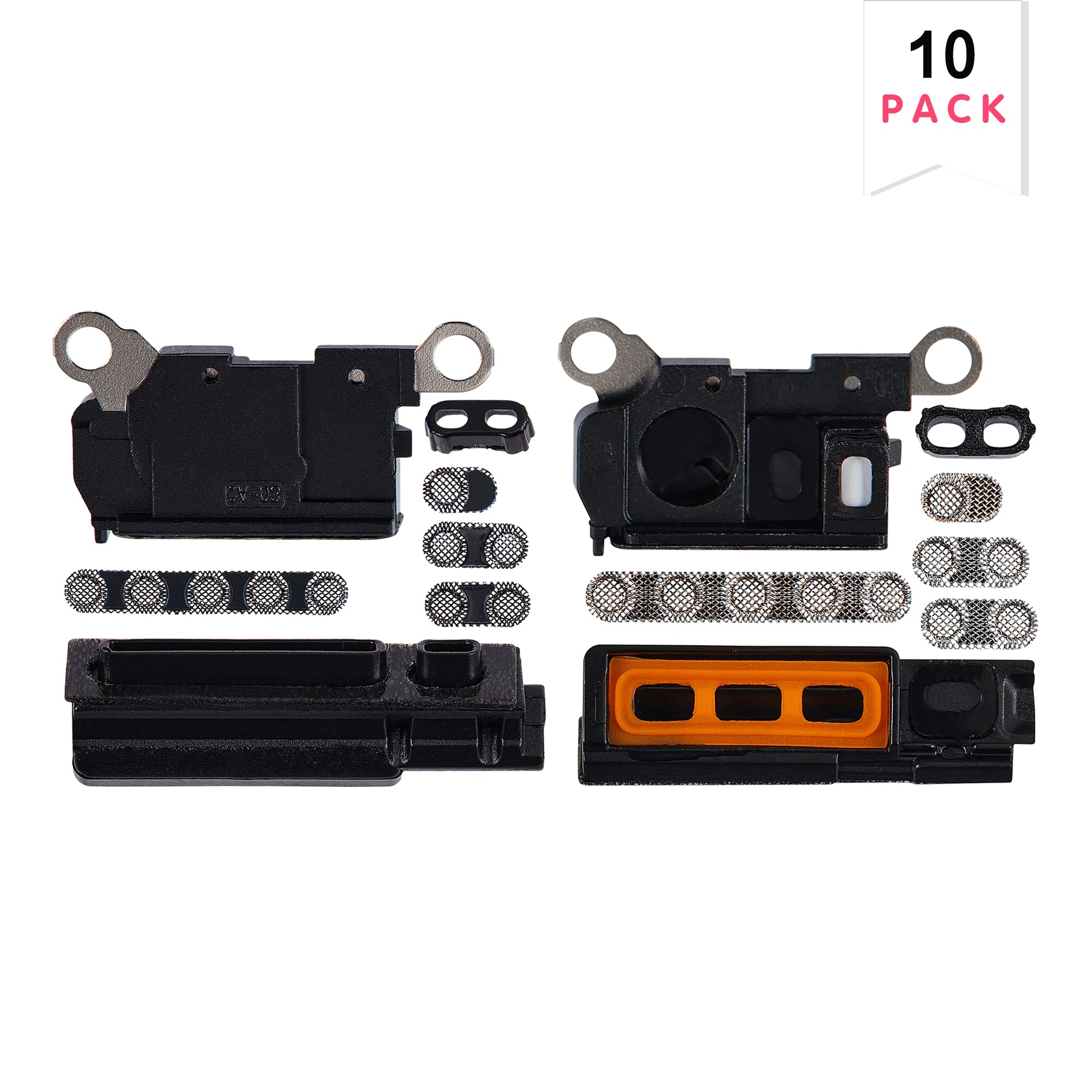 For Apple iPhone 15 Pro Max Loudspeaker And Microphone Mesh Black Titanium Compatible (10pcs)